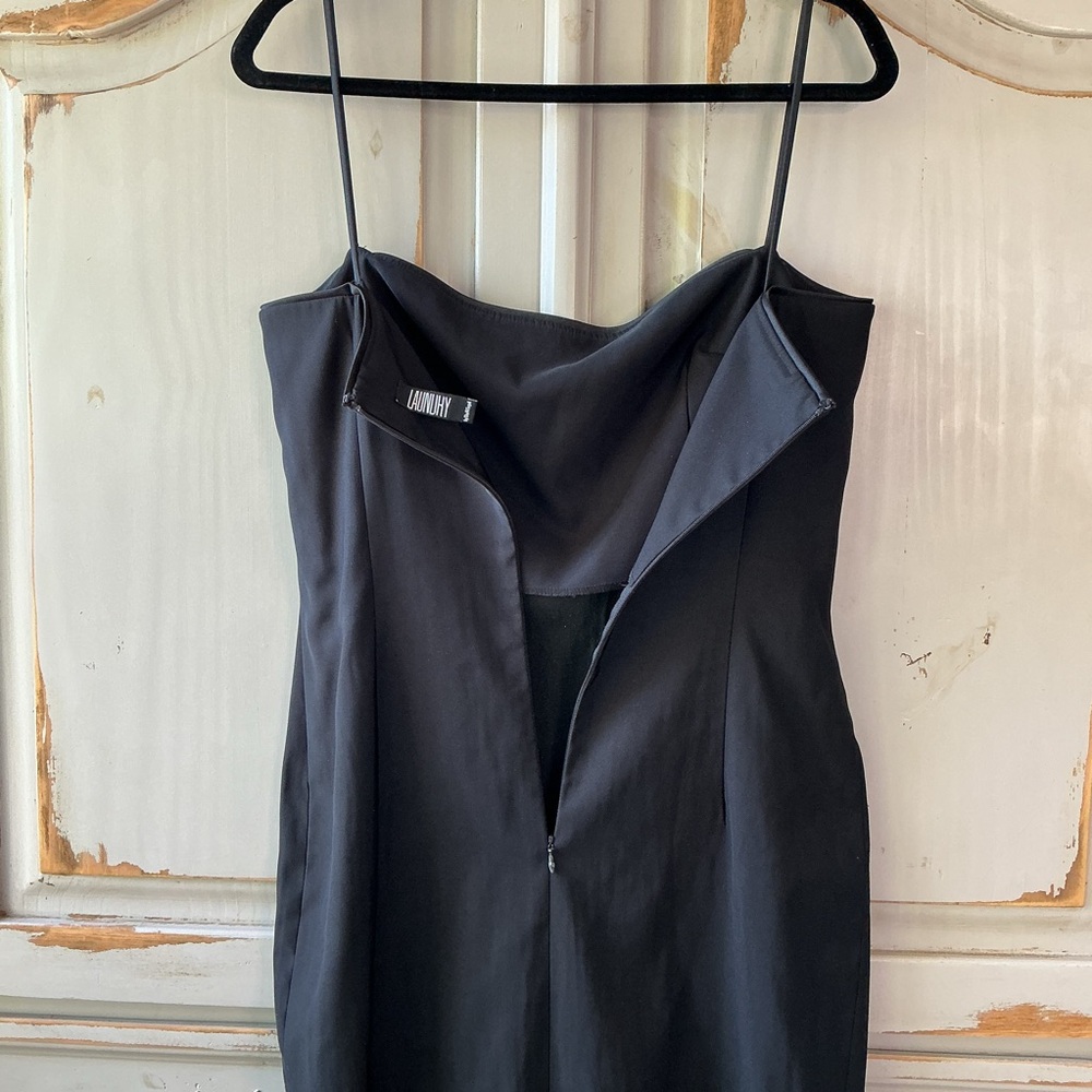 Laundry by Shelli Segal | VTG 90’s Knee-Length Spaghetti Strap Dress Y2K Revival - Picture 6 of 11